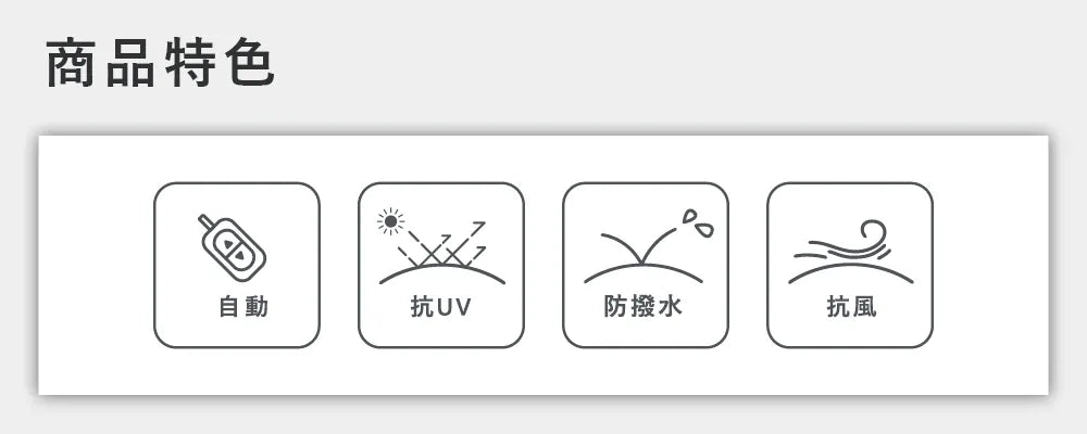 【富雨洋傘】特大超撥水自動傘