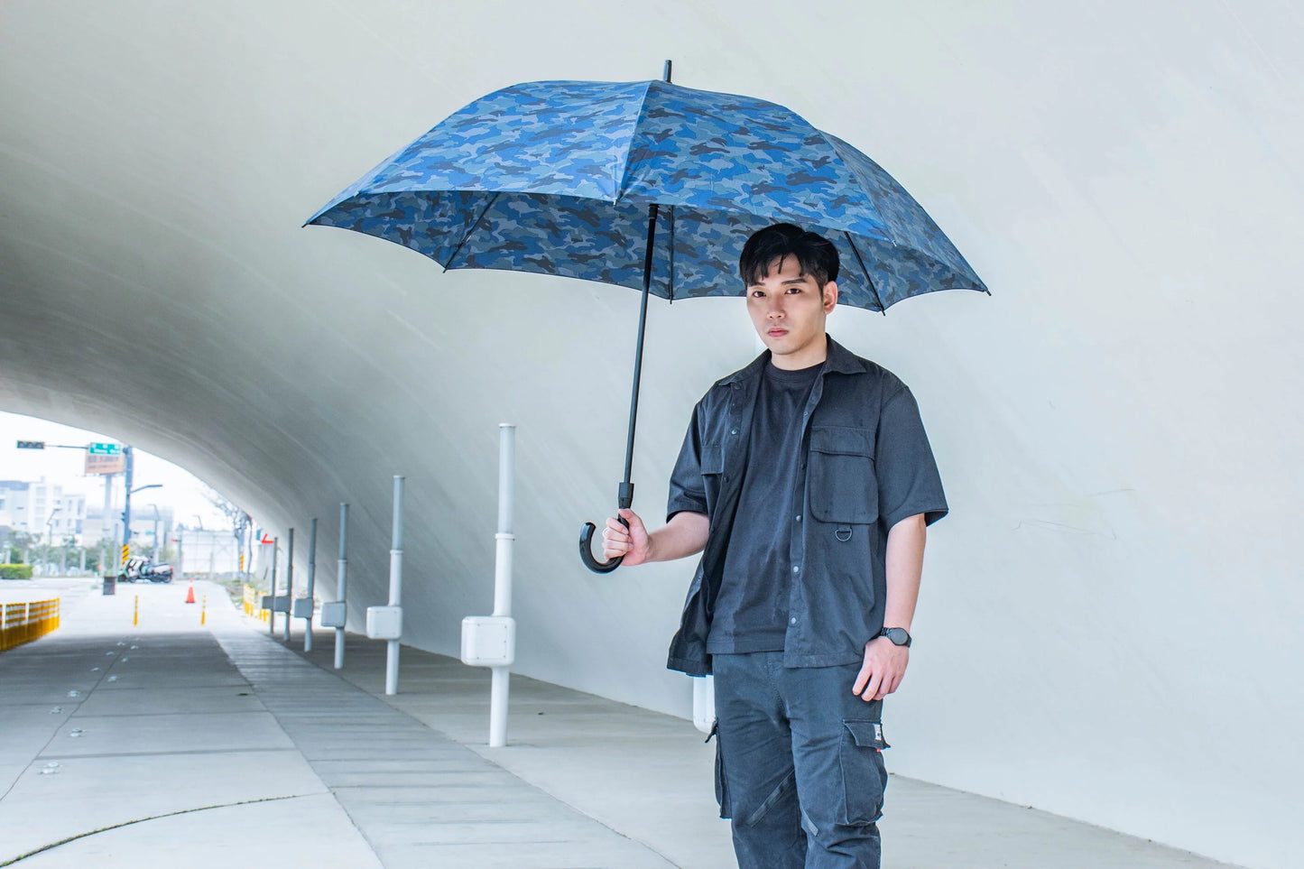 【富雨洋傘】特大迷彩自動直傘