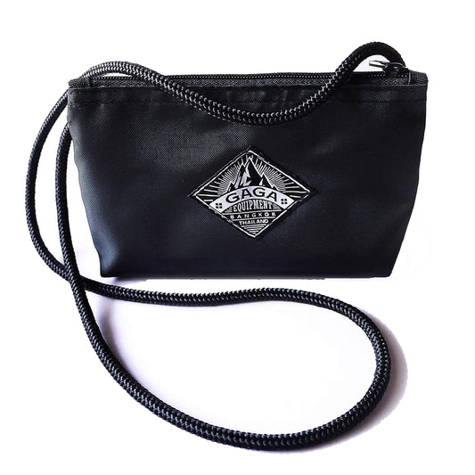 GAGA Equipment- Crossbody mini bag- Top Zip Black