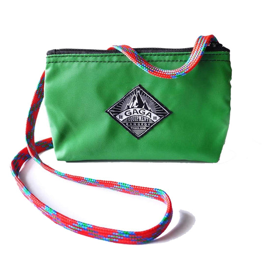 GAGA Equipment- Crossbody mini bag- Top Zip Green
