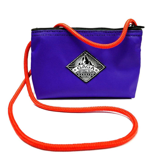 GAGA Equipment- Crossbody mini bag- Top Zip Purple
