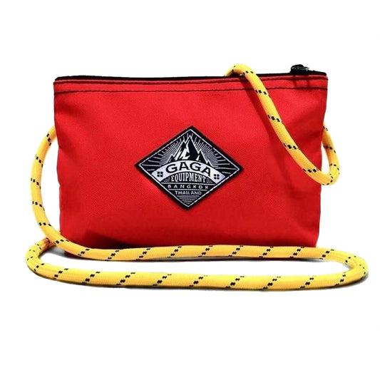 GAGA Equipment- Crossbody mini bag- Top Zip Red