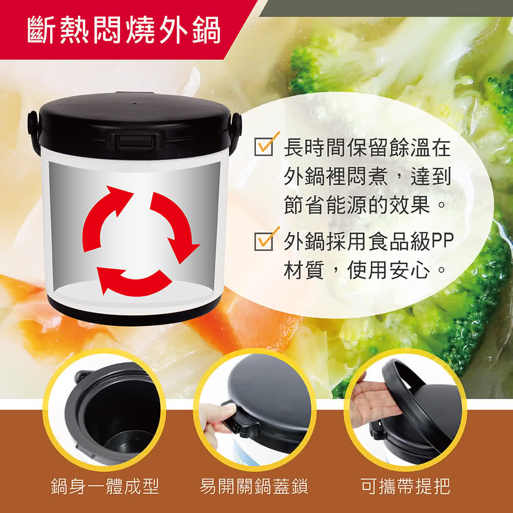 【SILWA 】Vacuum Flask Cooker 5L (Defective- with scratches/cut-outs/ stains)