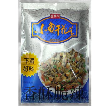 盛香珍-小魚乾花生花生魚乾80g