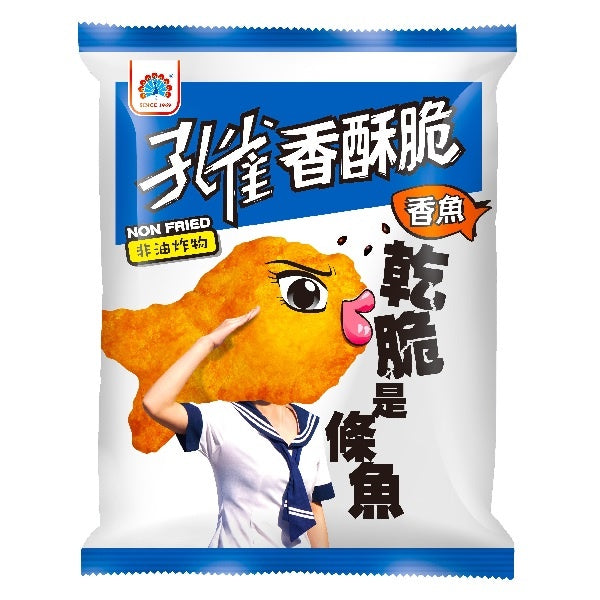 【Kuai Kuai】 Peacock Cracker- Fish flavour 60g