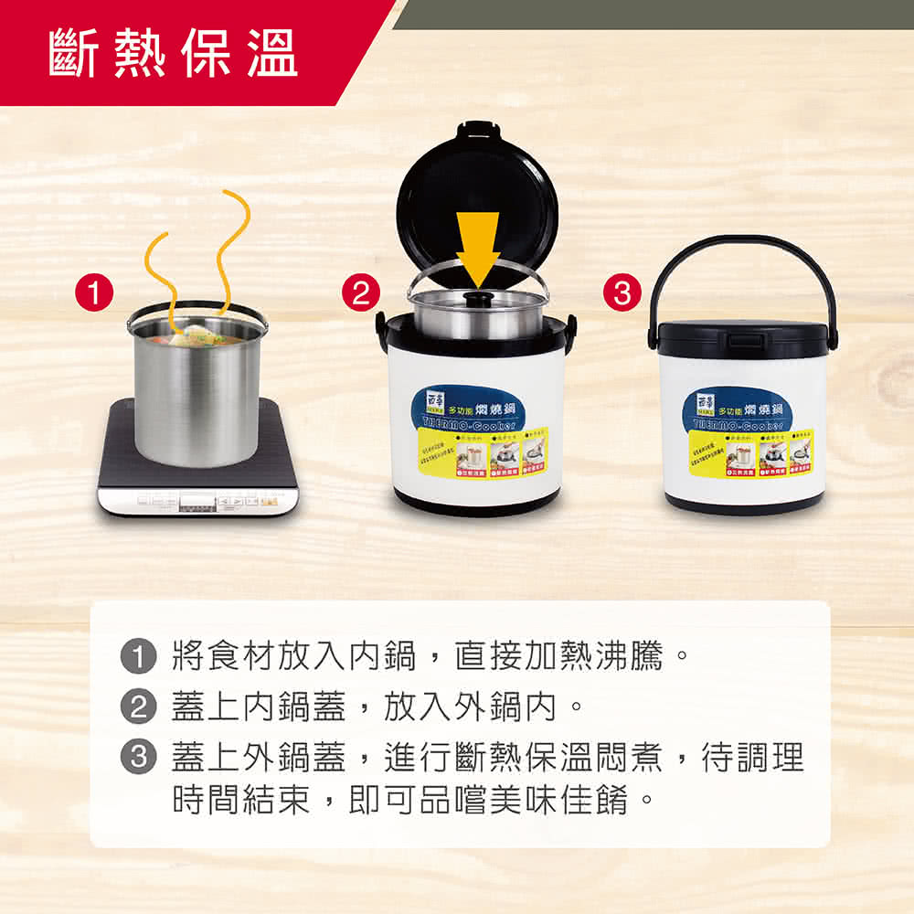 【SILWA 】Vacuum Flask Cooker 5L (Defective- with scratches/cut-outs/ stains)