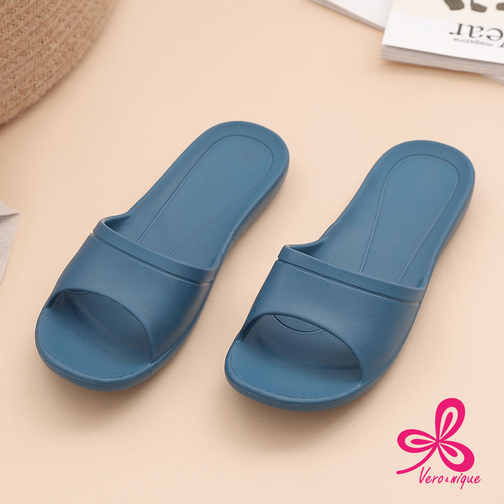 【Vero&Nique】 Mute Enhanced Slippers (Blue)