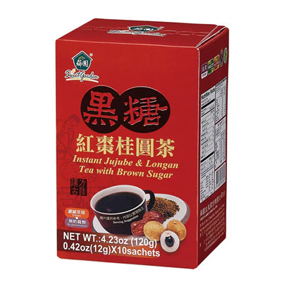 【Sweet Garden】 Brown Sugar With Jujube and Longan Instant Tea Powder 120g