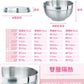 【PERFECT】316 Stainless Steel Double-layer Bowl 12cm (6 pieces)