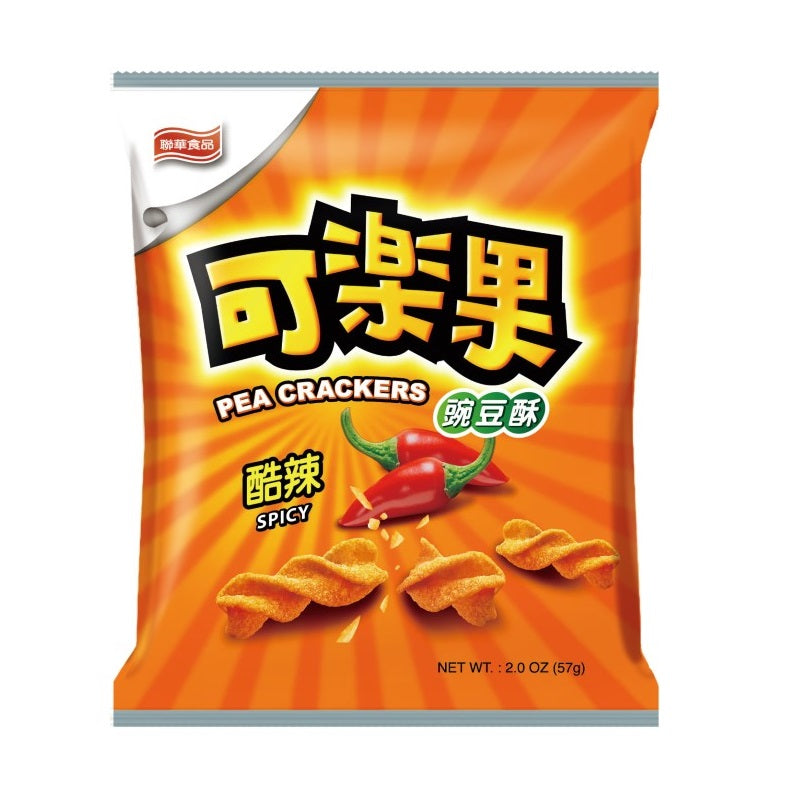 【Lianhwa】 Koloko Pea Cracker – Spicy 57g