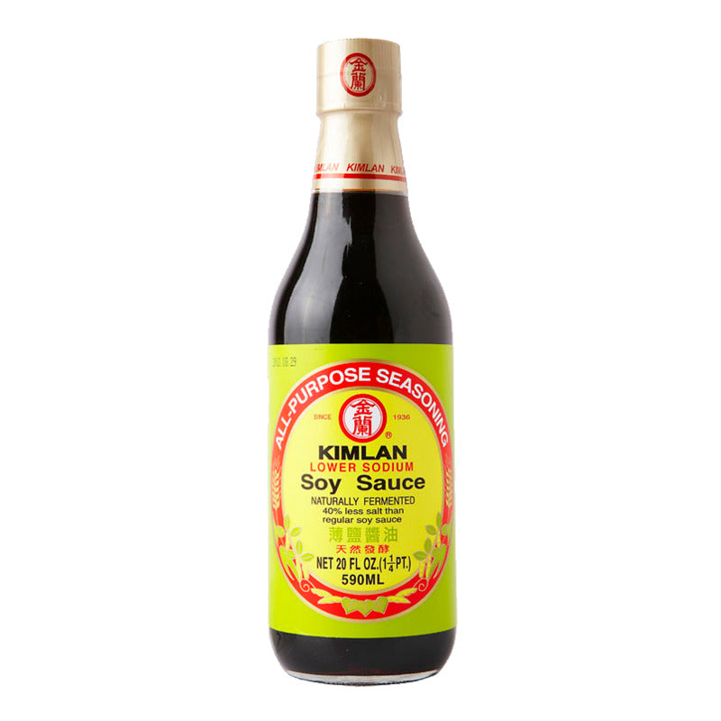 【KIMLAN】 Lower Sodium Soy Sauce 590ml