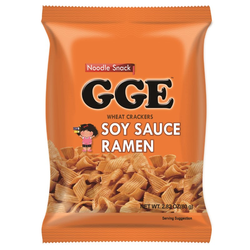 【Wei Lih】 GGE Wheat Cracker (Soy Sauce Ramen Flavour) 80g