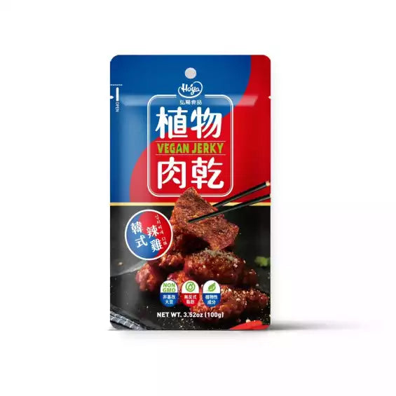 【Hoya】 Vegan Jerky- Korean Spicy Chicken flavour 50g