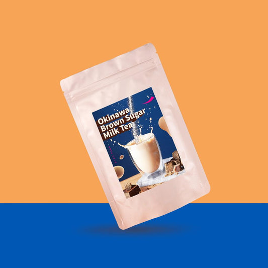 【BOBA CHiC】 Okinawa Brown Sugar Milk Tea Powder 500g