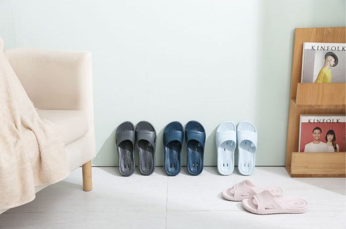 【Vero&Nique】 Airflow circulation slippers (Aqua)