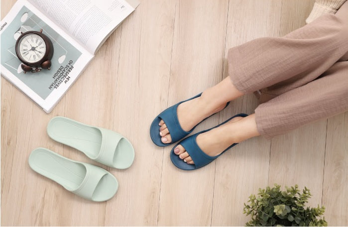 【Vero&Nique】 Mute Enhanced Slippers (Blue)