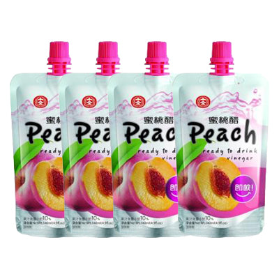 【Shih Chuan】 Peach Vinegar Drink (4 packs) 140ml*4